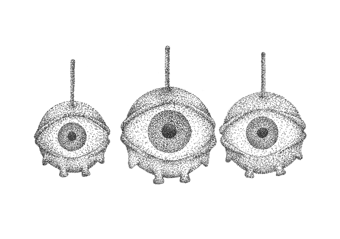 Illustration; Series with Donut EyeBalls